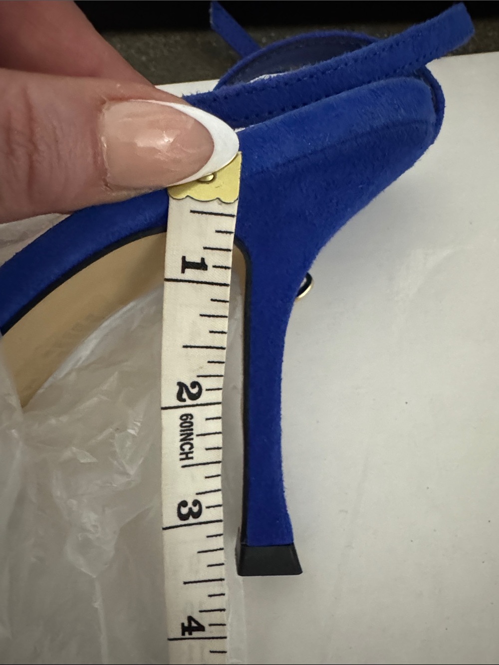 Nine West Yess Heels electric blue size 12 - Picture 14 of 14